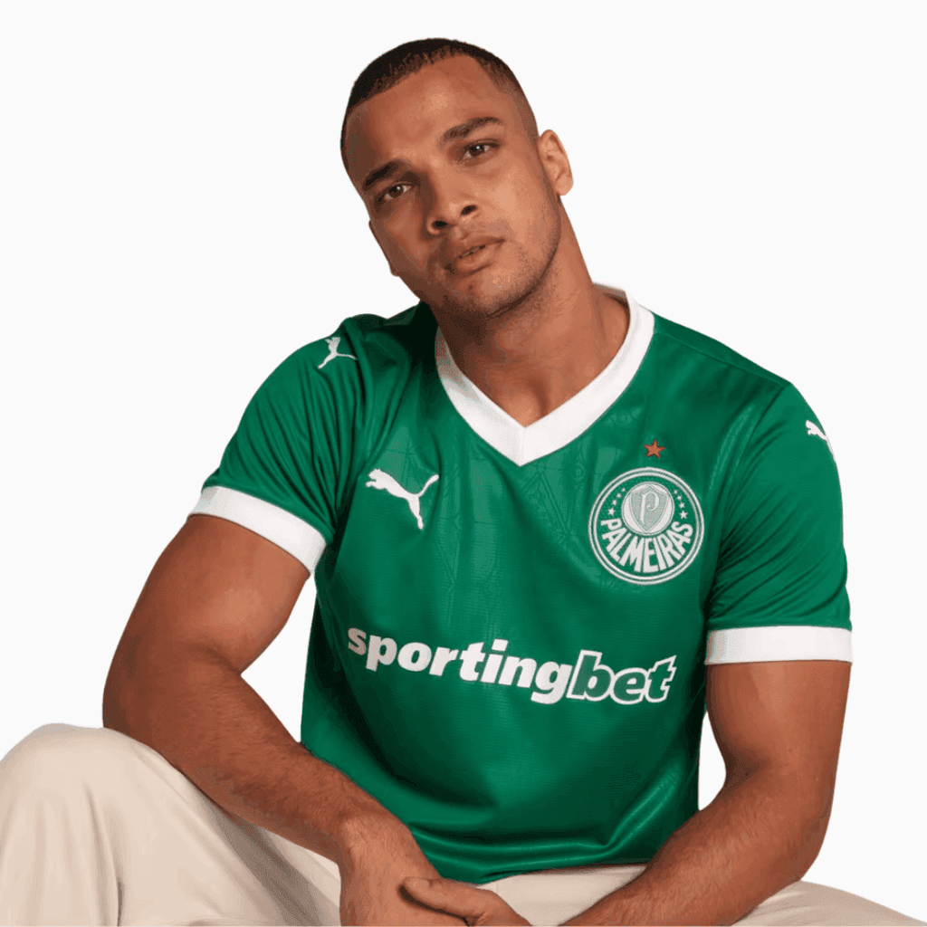 Camisa Puma Palmeiras 2025/26 I - Piquerez N° 22