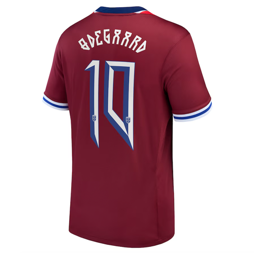 #10 ﾃ賄egaard Norway Home Jersey 2024/2025