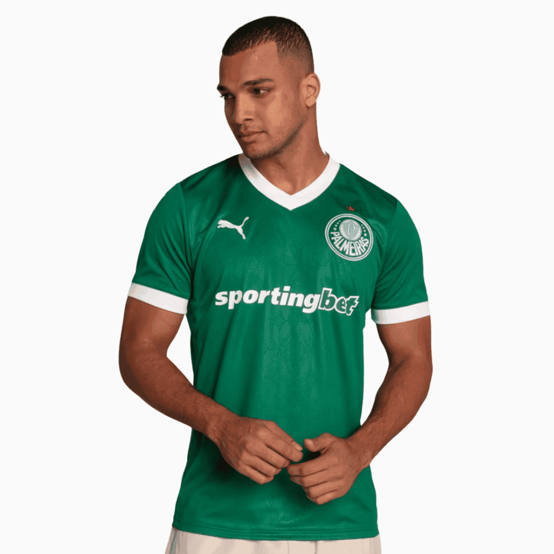 Camisa Puma Palmeiras 2025/26 I - Piquerez N° 22