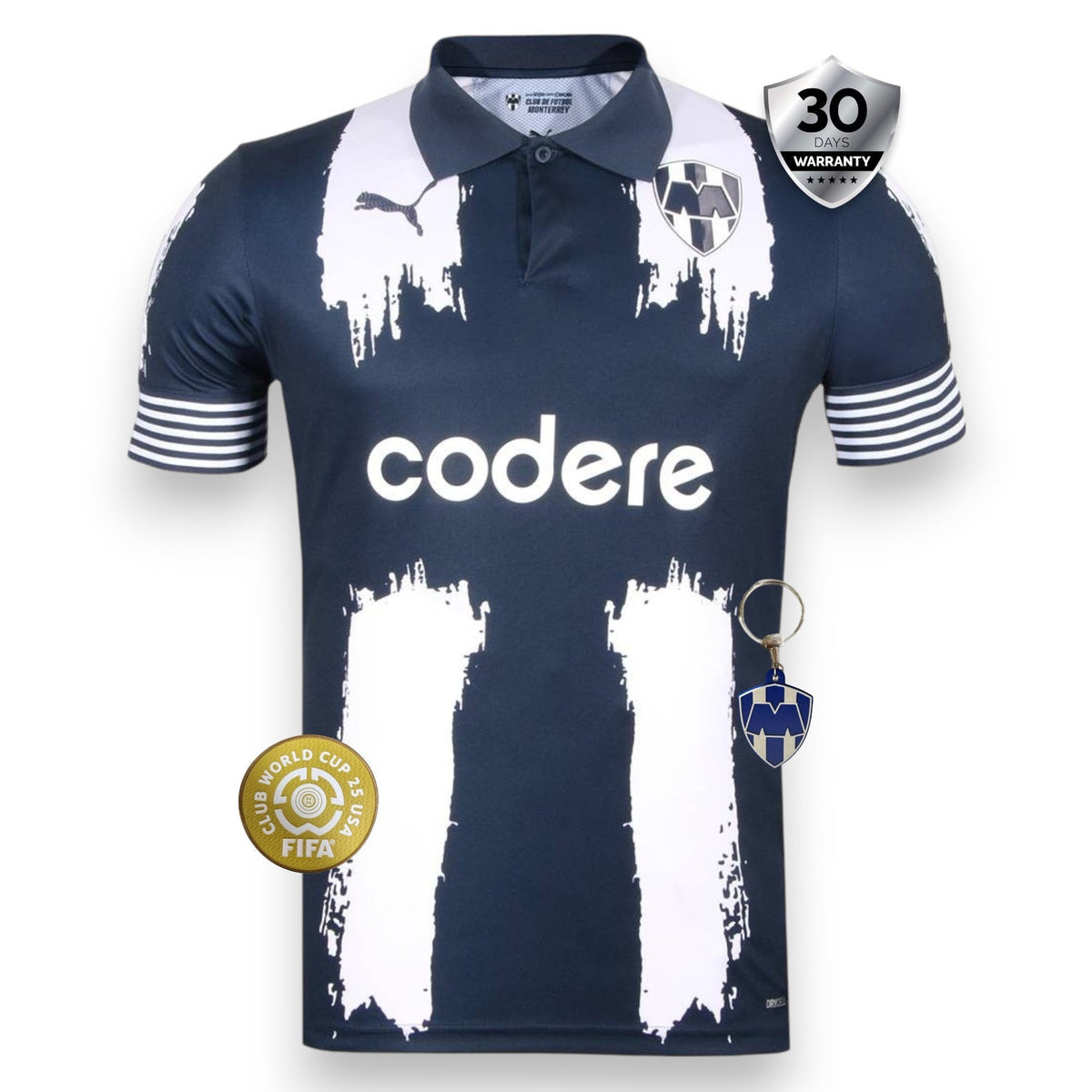 CF Monterrey Home Jersey Clubs Word Cup
