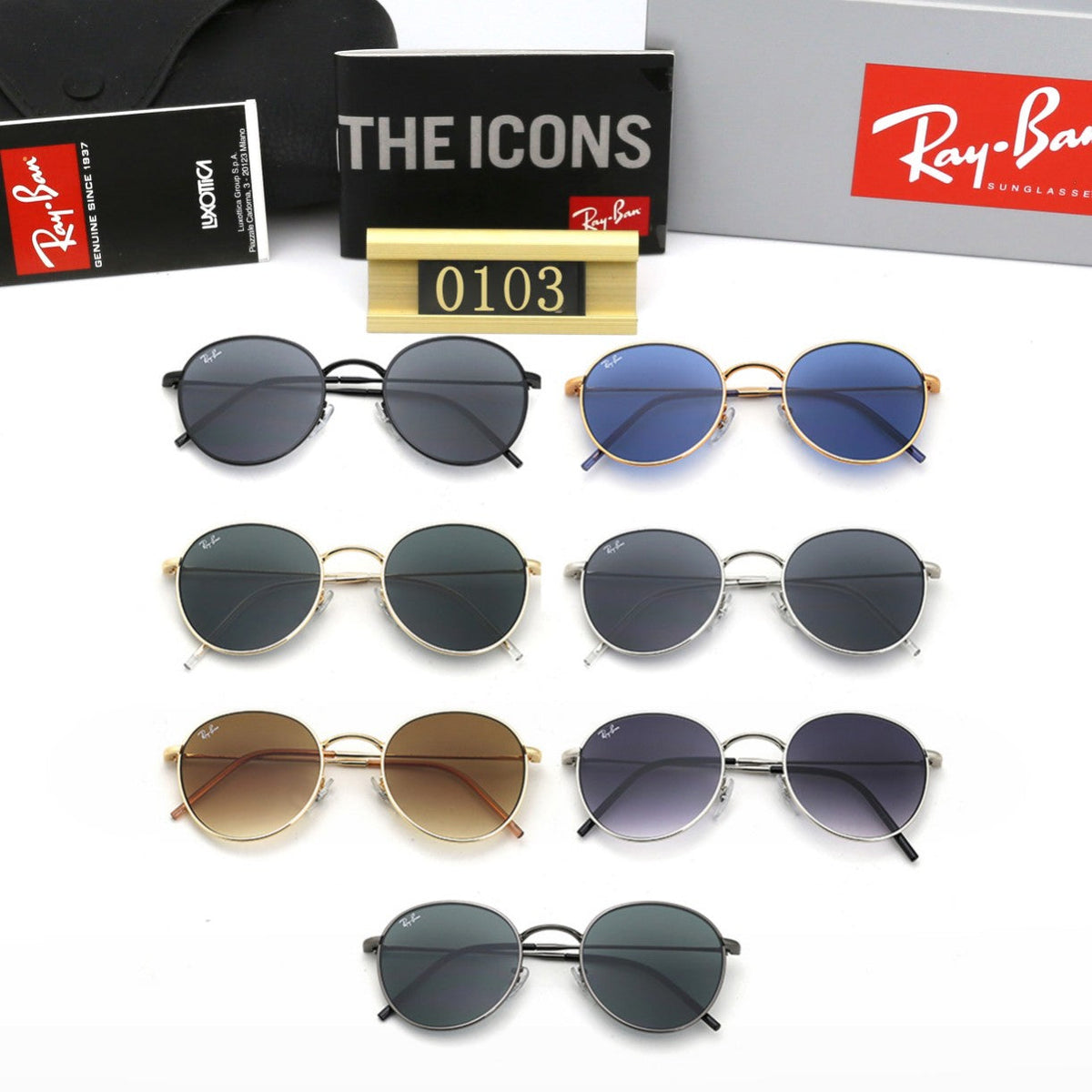 Fashion hot 6 color sunglasses 091505