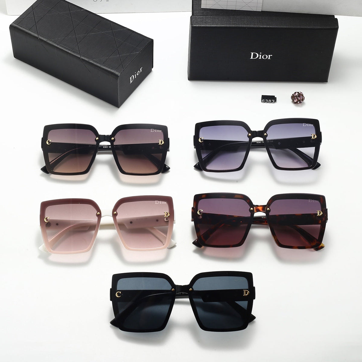 Fashion hot 5 color sunglasses 6383