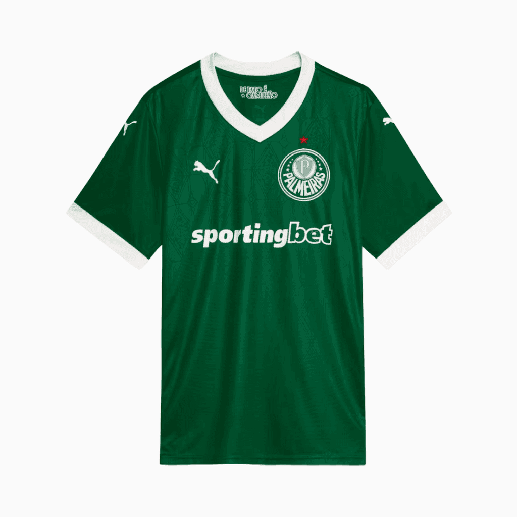 Camisa Puma Palmeiras 2025/26 I - Paulinho N° 10