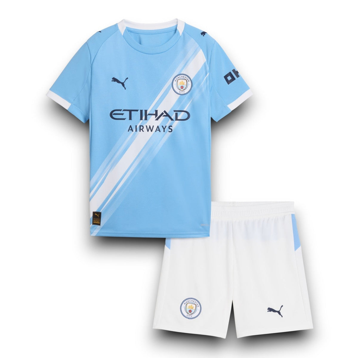 Kids Manchester City Home Kit 2025/26