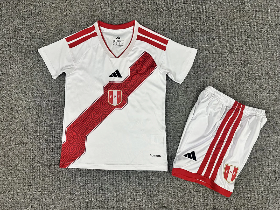 Kit Kids Peru World Cup 2026 Jersey