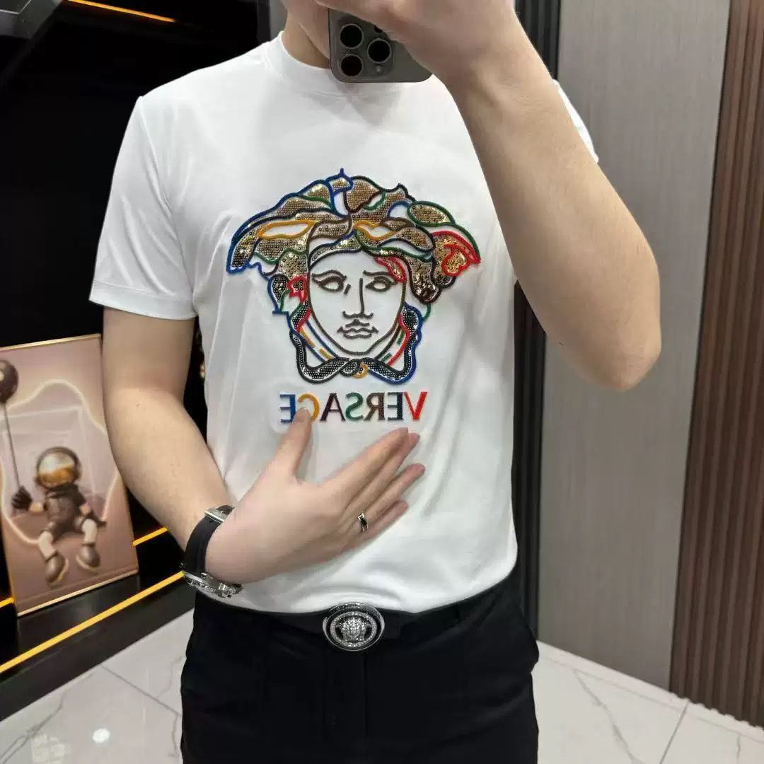 letter 2 color fashion T-shirt 090201