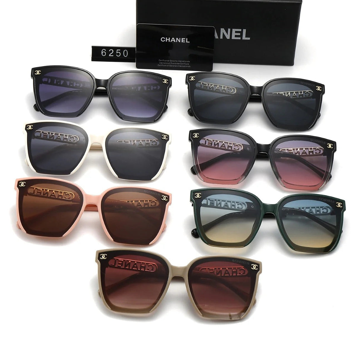 Fashion hot 7 color sunglasses 6250