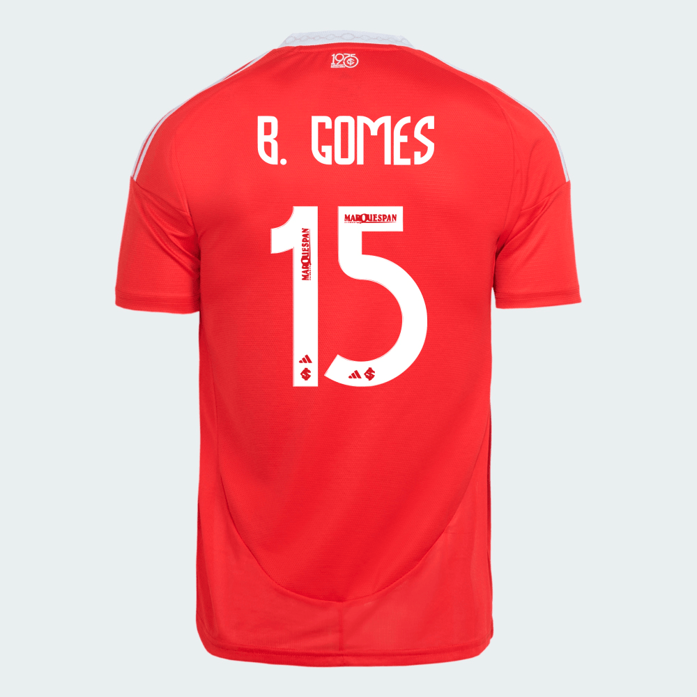 Camisa adidas Internacional 2025/26 I - B. Gomes  N° 15