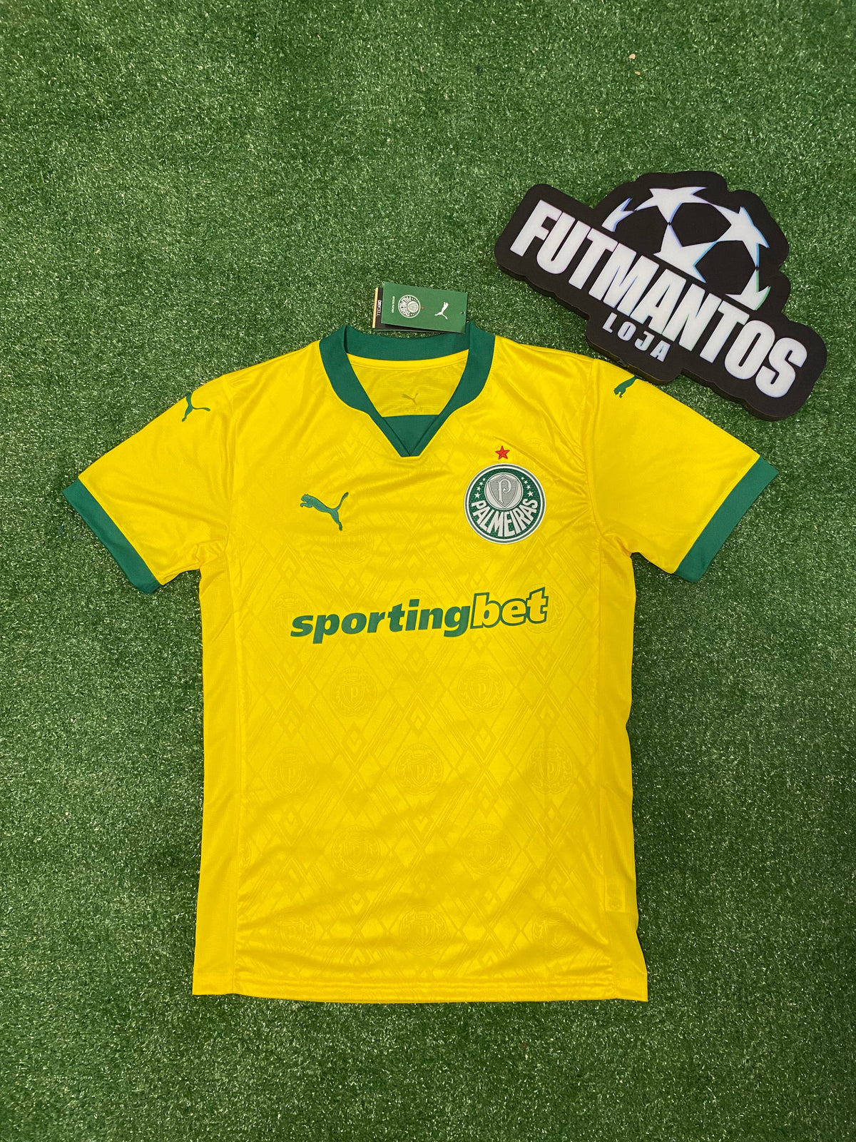 Camisa Palmeiras III Verde e amarela 25/26