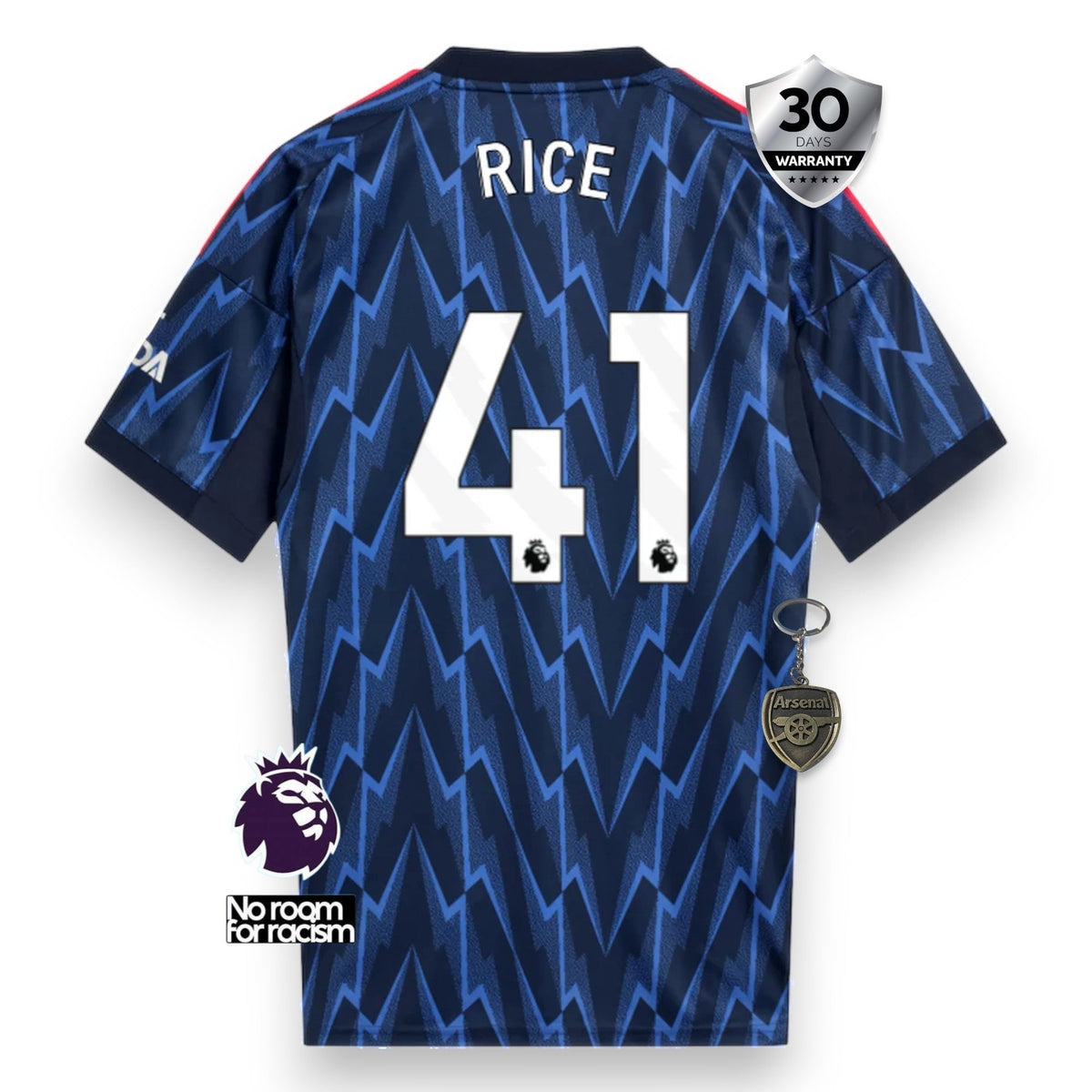 Arsenal Away Jersey 2025/26 - Rice #41