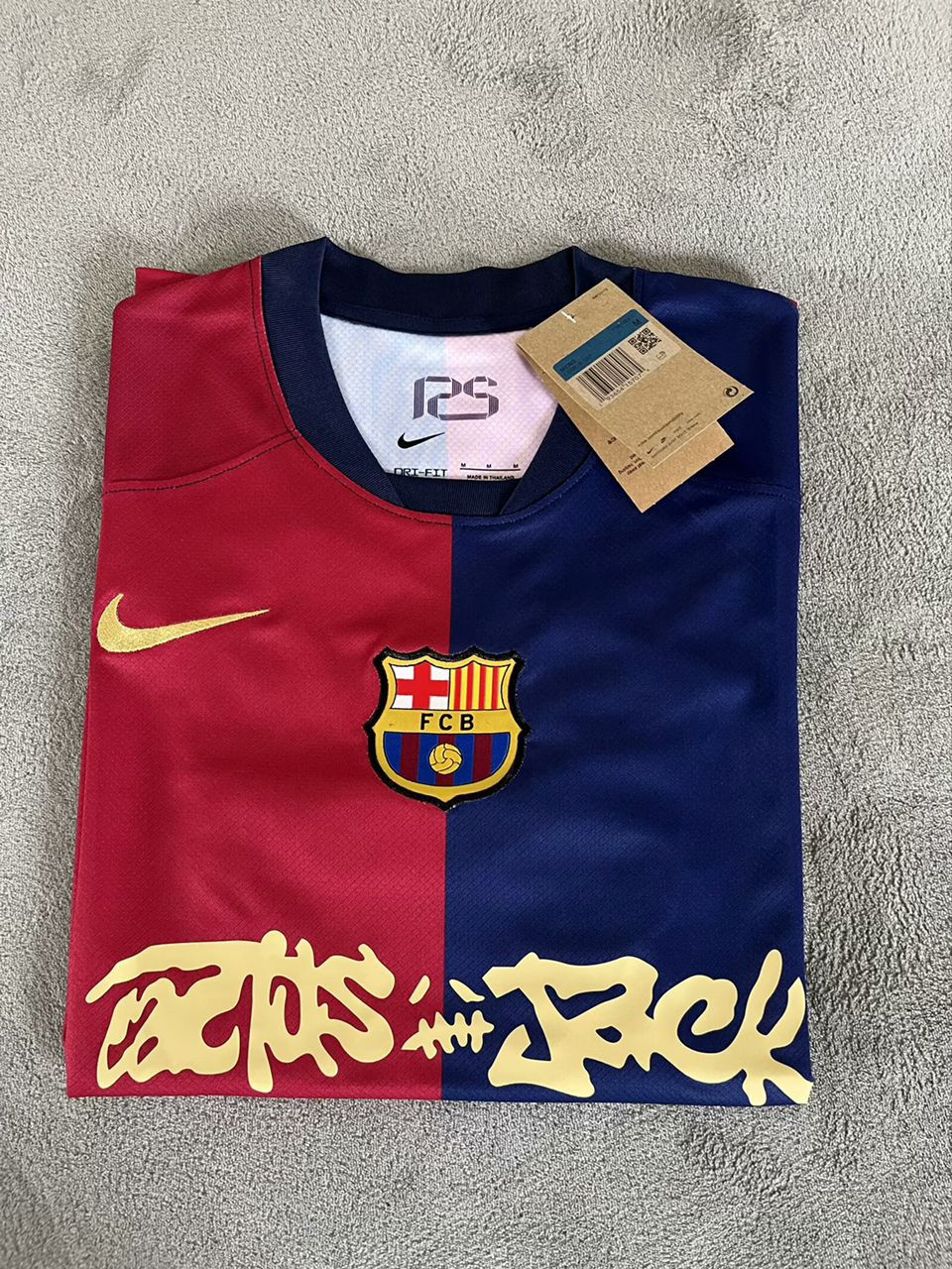 Barcelona Home Jersey X Travis Scott