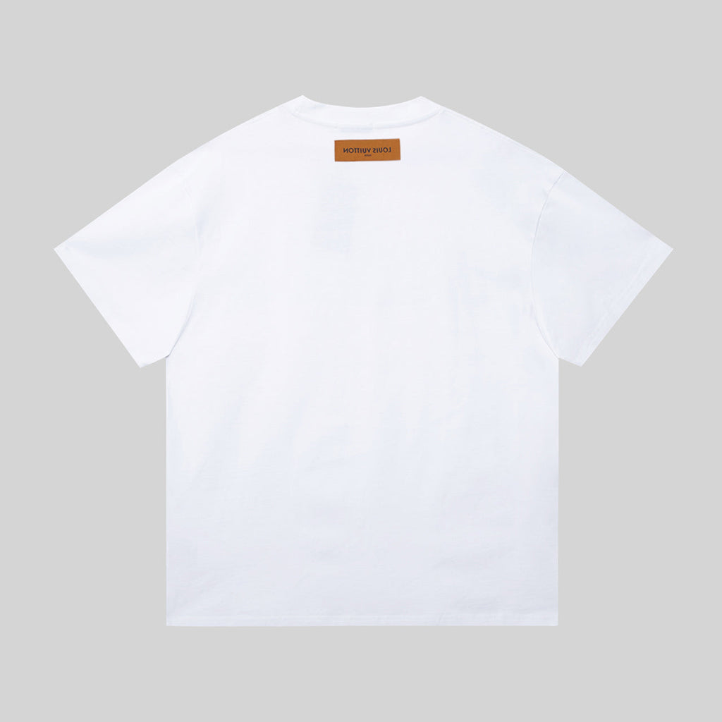 White fashion T-shirt 072