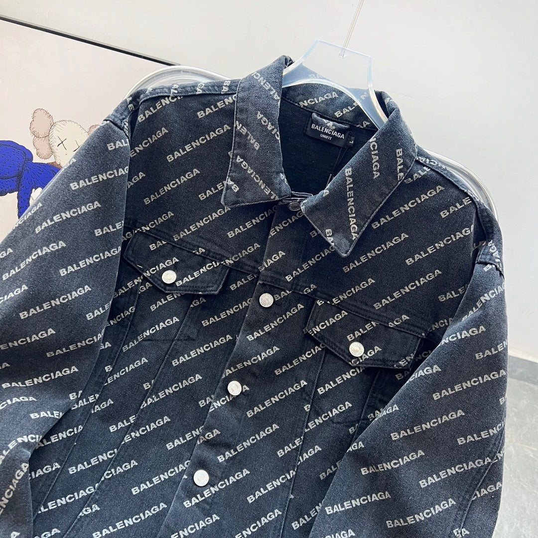 letter 1 color fashion coat  091808
