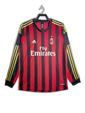 AC Milan 13/14 I Home Jersey - Long Sleeve Retro Version