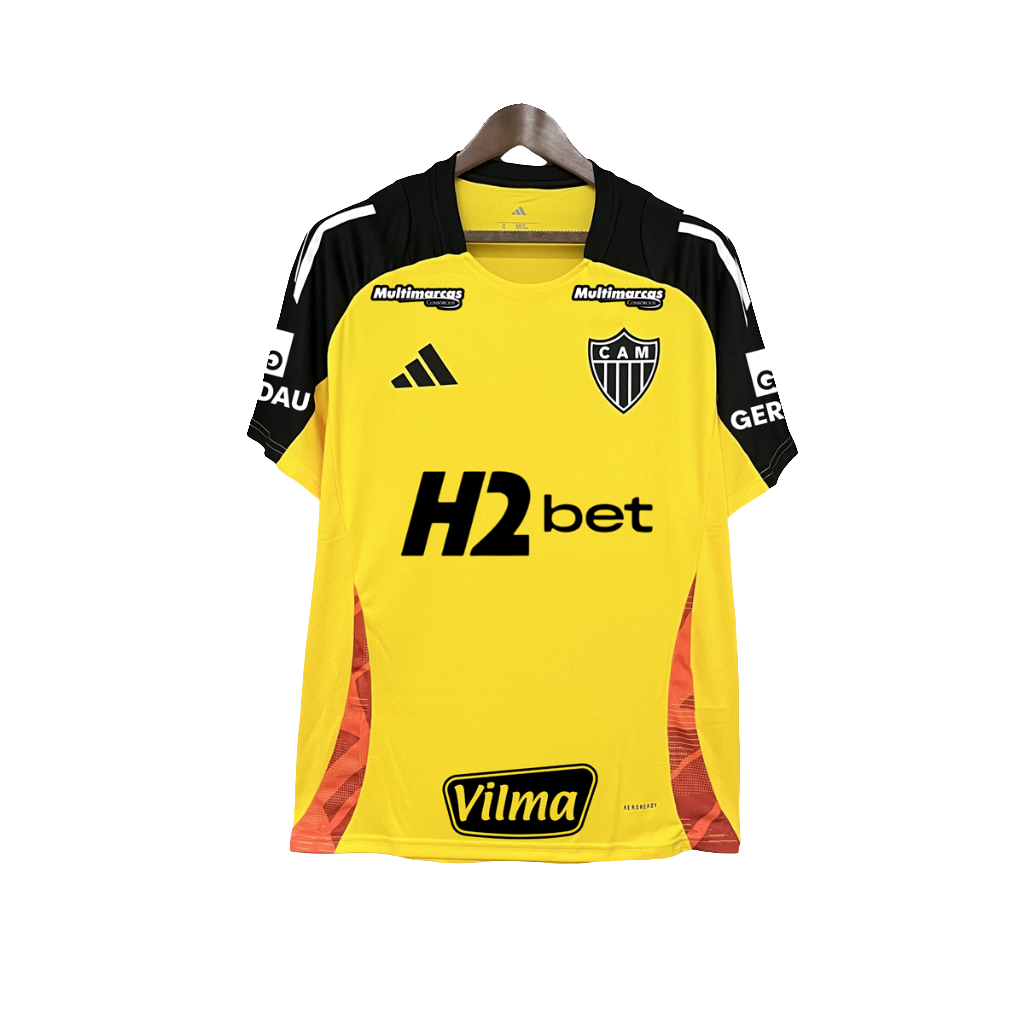 Atletico Mineiro 25/26 Yellow Training Jersey - All Sponsors - Fan Version
