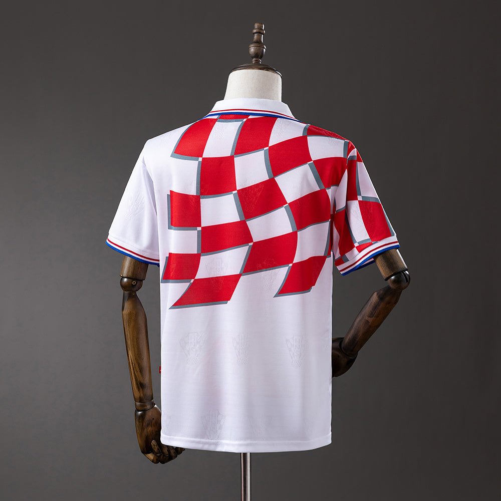 Croatia 1998 World Cup I Home Jersey - Retro Version