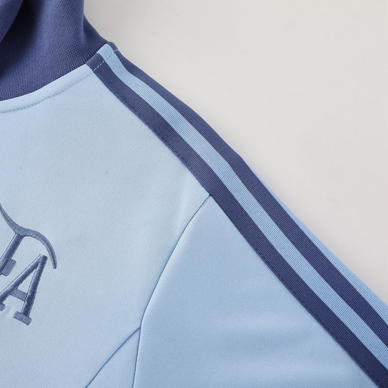 Argentina 24/25 Full-Zip TrackSuit Light Blue