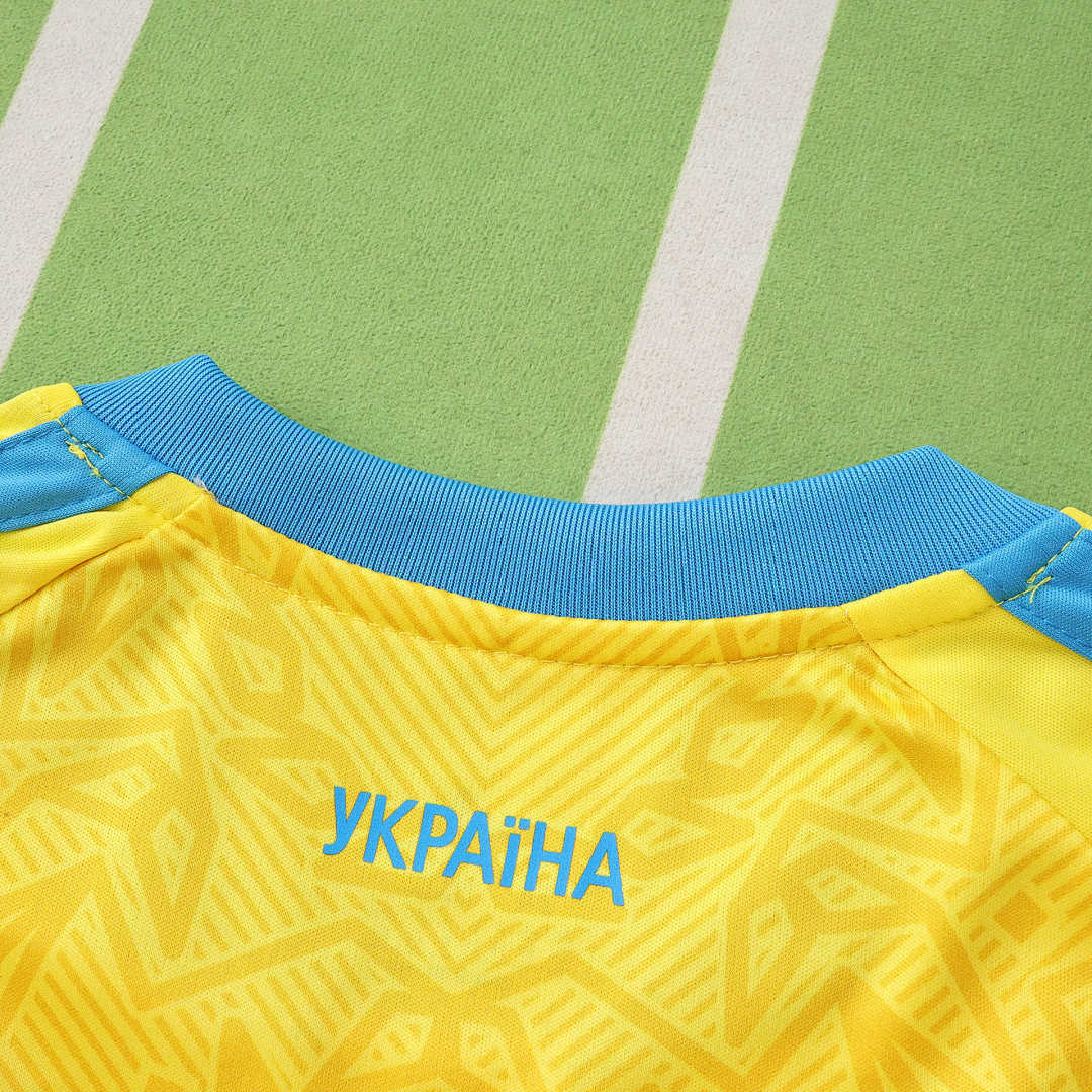 Kit Kids Ukraine World Cup 2026 Jersey