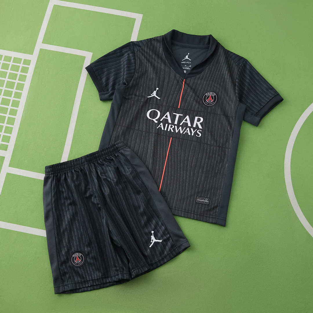 Kids Paris Saint Germain Fourth Kit 2025/26