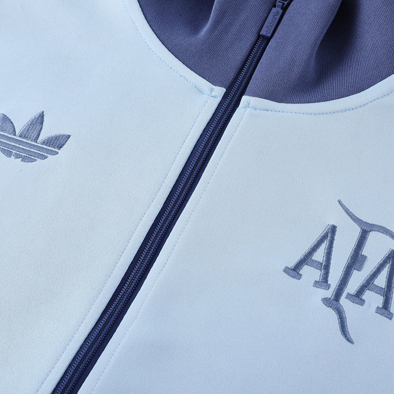 Argentina 24/25 Full-Zip TrackSuit Light Blue