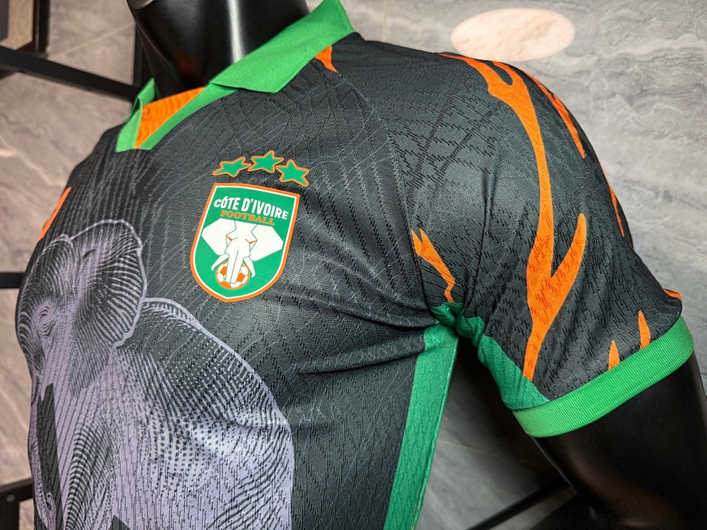 Ivory Coast Special Edition Black Jersey - Player Version