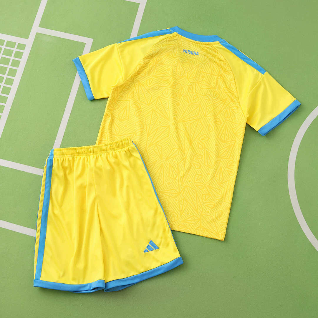 Kit Kids Ukraine World Cup 2026 Jersey