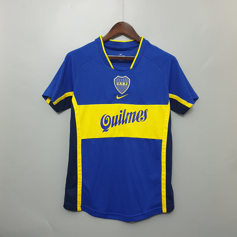 Boca Juniors 2001 Home Jersey - Retro Version
