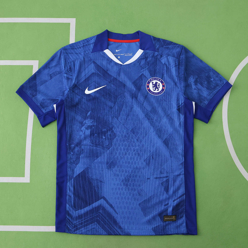 Chelsea Player Jersey Home 25/26 with World Champions 25 printing