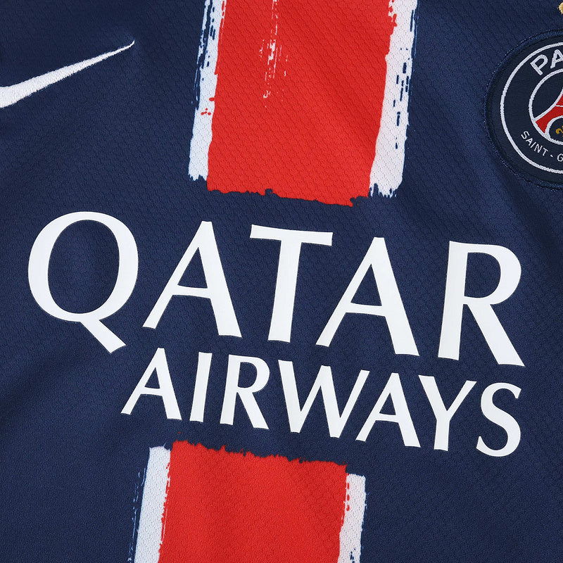 Kids PSG 2025 European Champions 1 Star Jersey