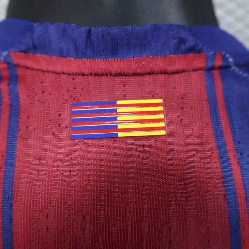 Barcelona 25/26 Home Player Jersey - Long Sleeve