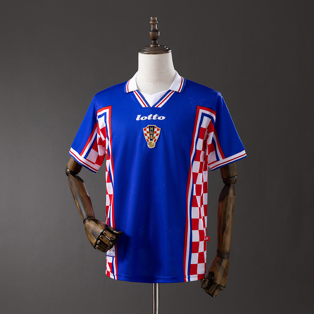 Croatia 1998 II Away Jersey - Retro Version