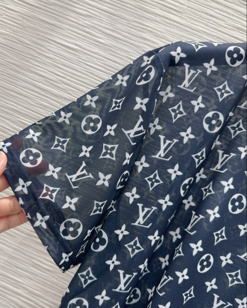 Garnish printed breathable T-shirt