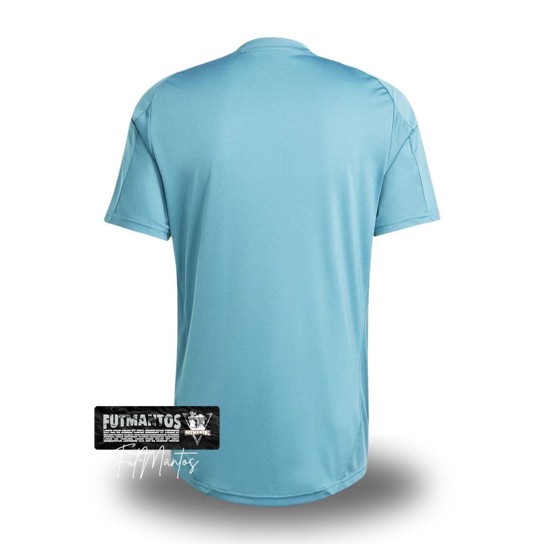 Camisa de Treino Cruzeiro 25/26 Azul Turquesa+Branco