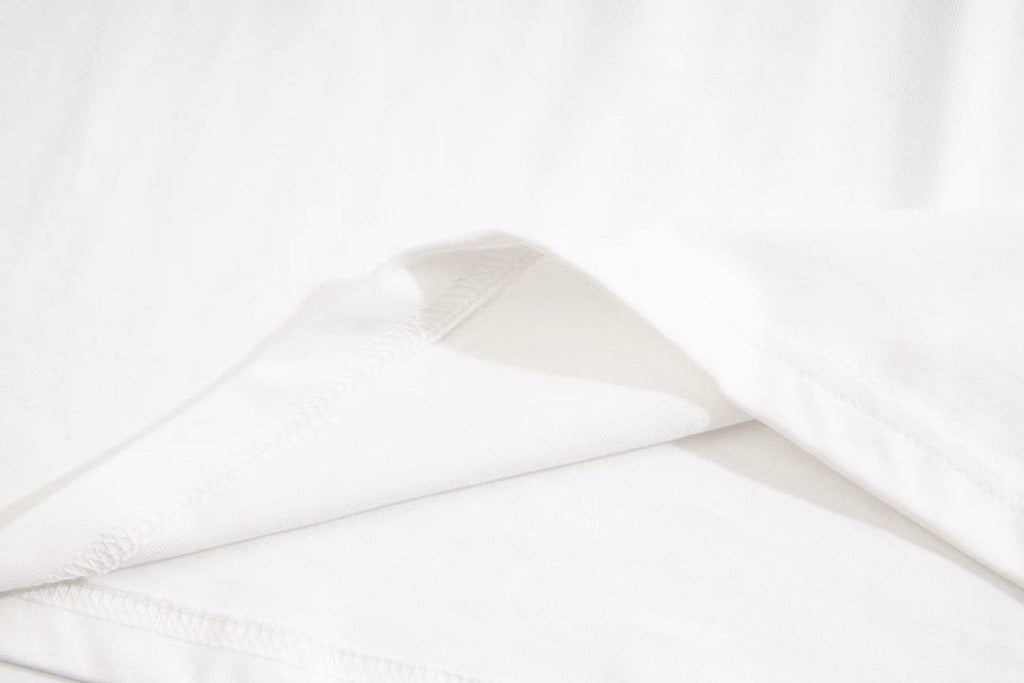 Color-blocking pure cotton