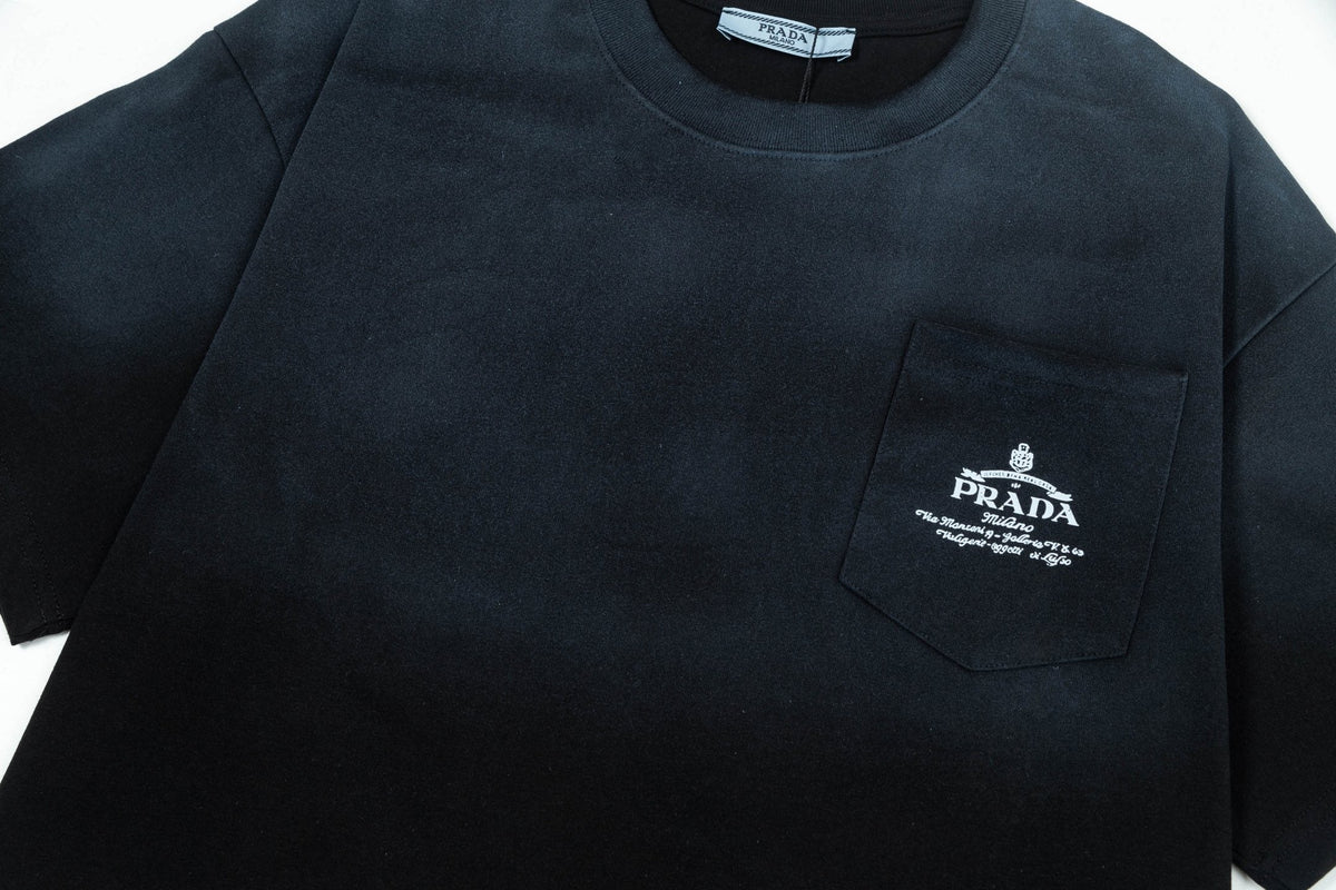 Gradient cotton T-shirt