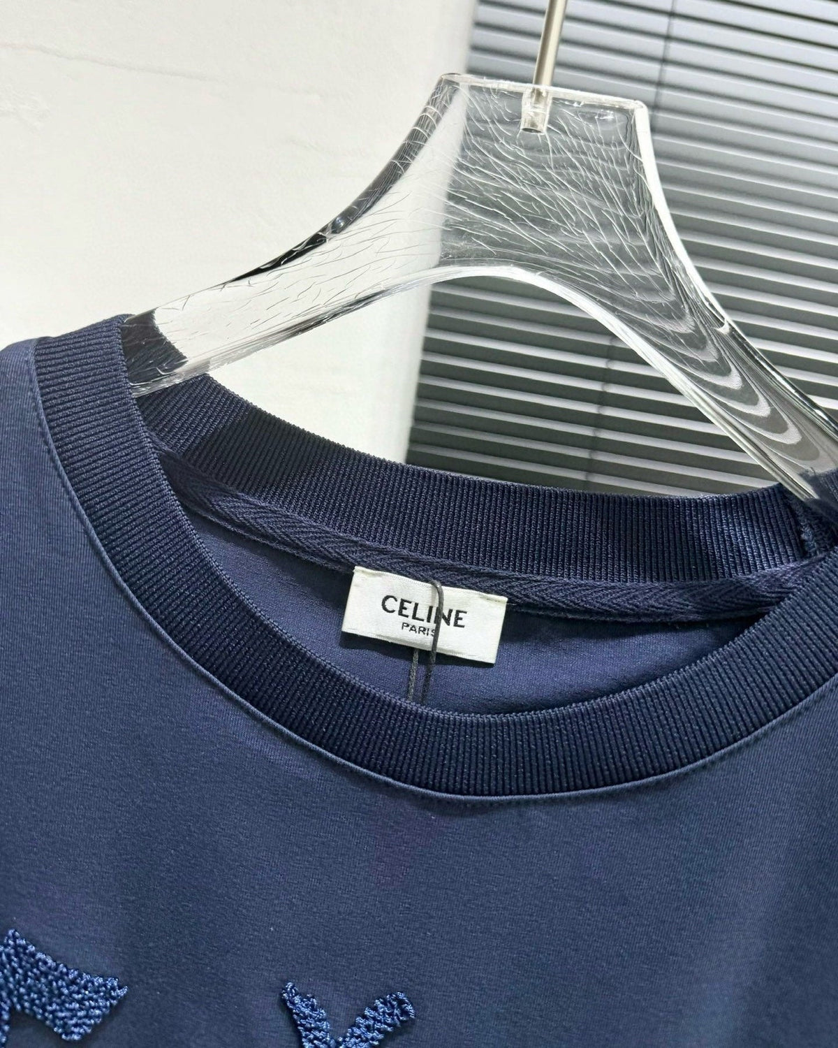 3D Cross Embroidery Sequin T-Shirt