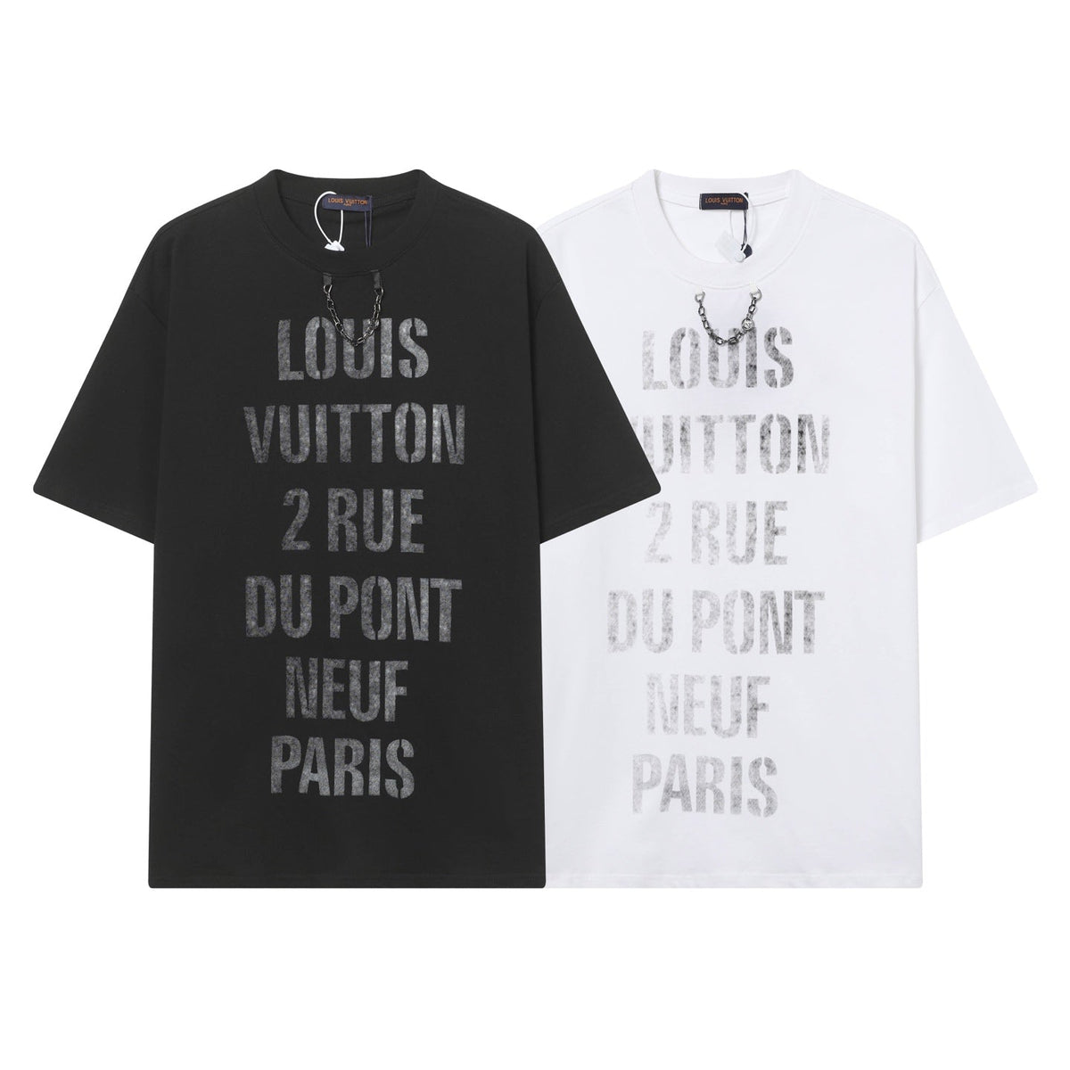 Chain cotton T-shirt