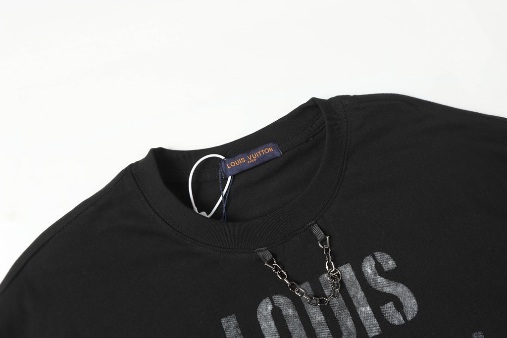 Chain cotton T-shirt