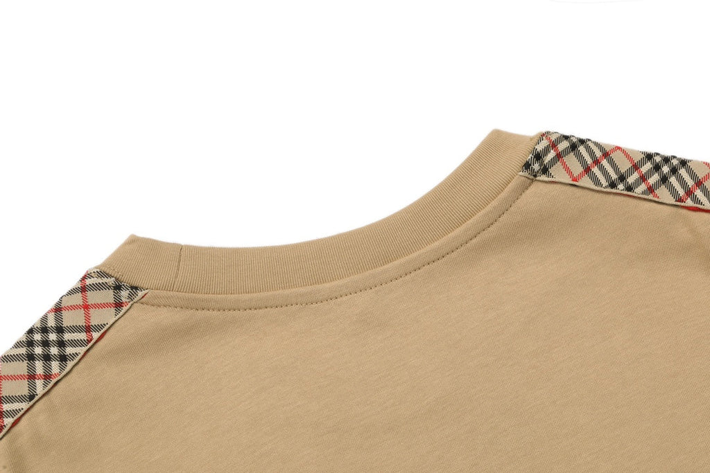 Embroidered classic sleeve T-shirt