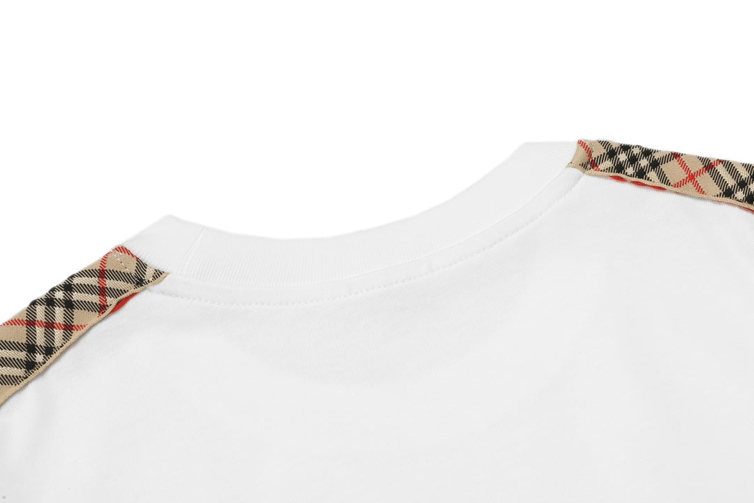 Embroidered classic sleeve T-shirt