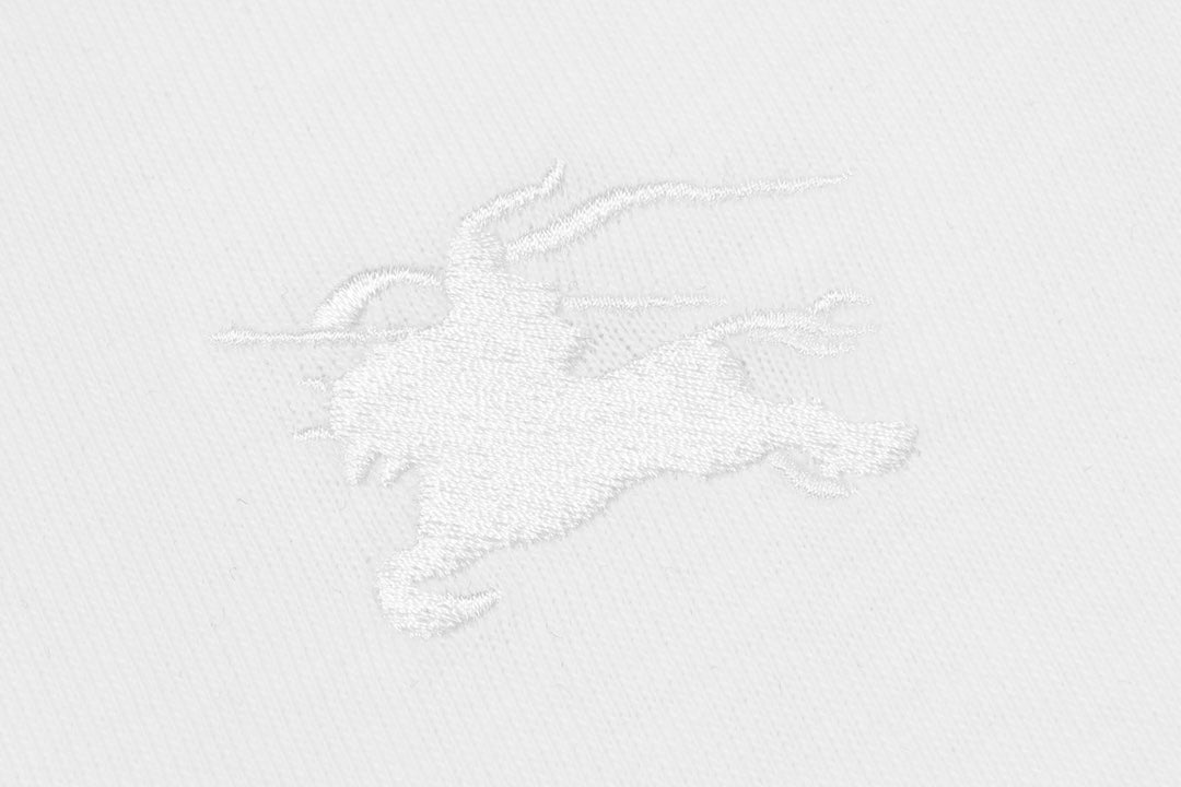 Embroidered classic sleeve T-shirt