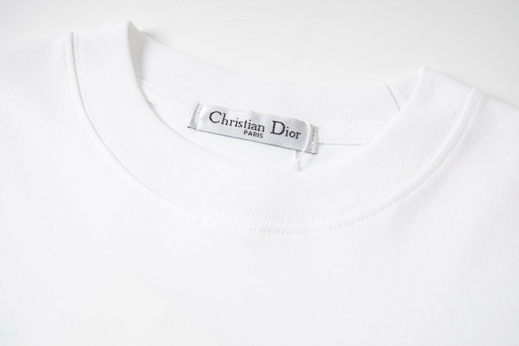 Embroidered cotton T-shirt