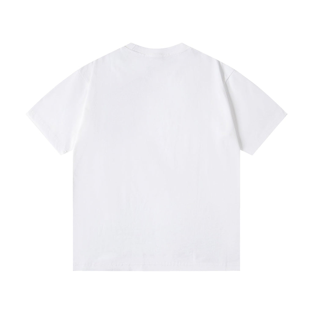 Embroidered cotton T-shirt