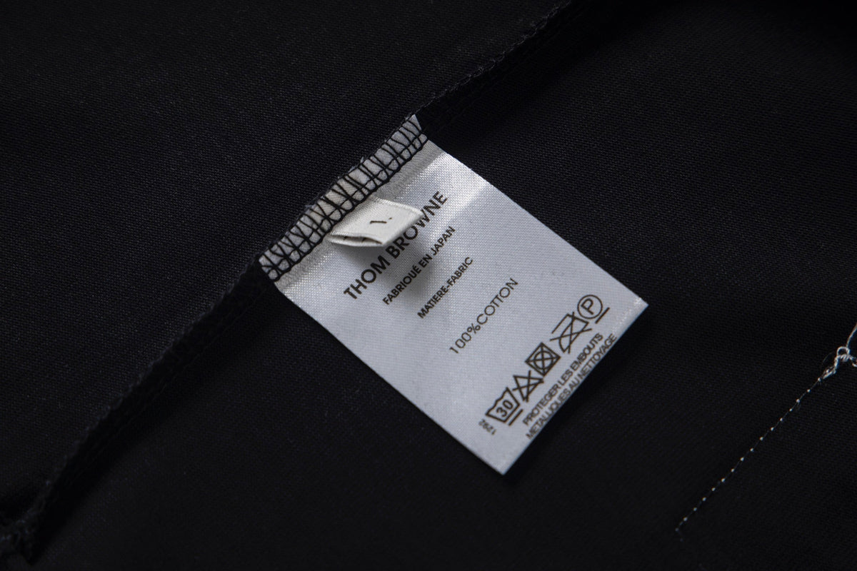 Embroidered pocket cotton T-shirt
