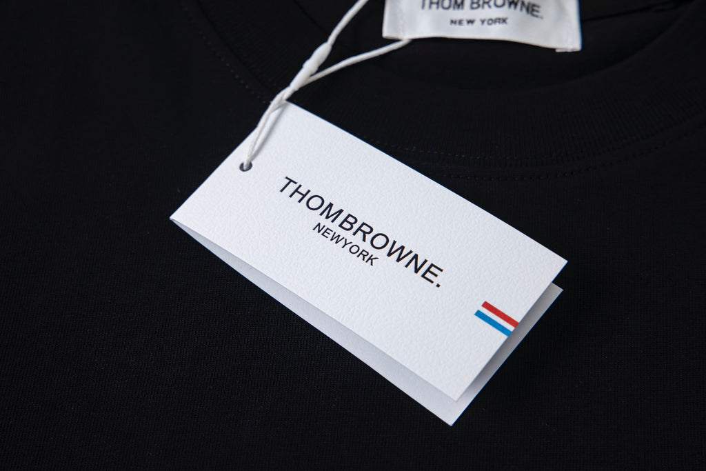 Embroidered pocket cotton T-shirt