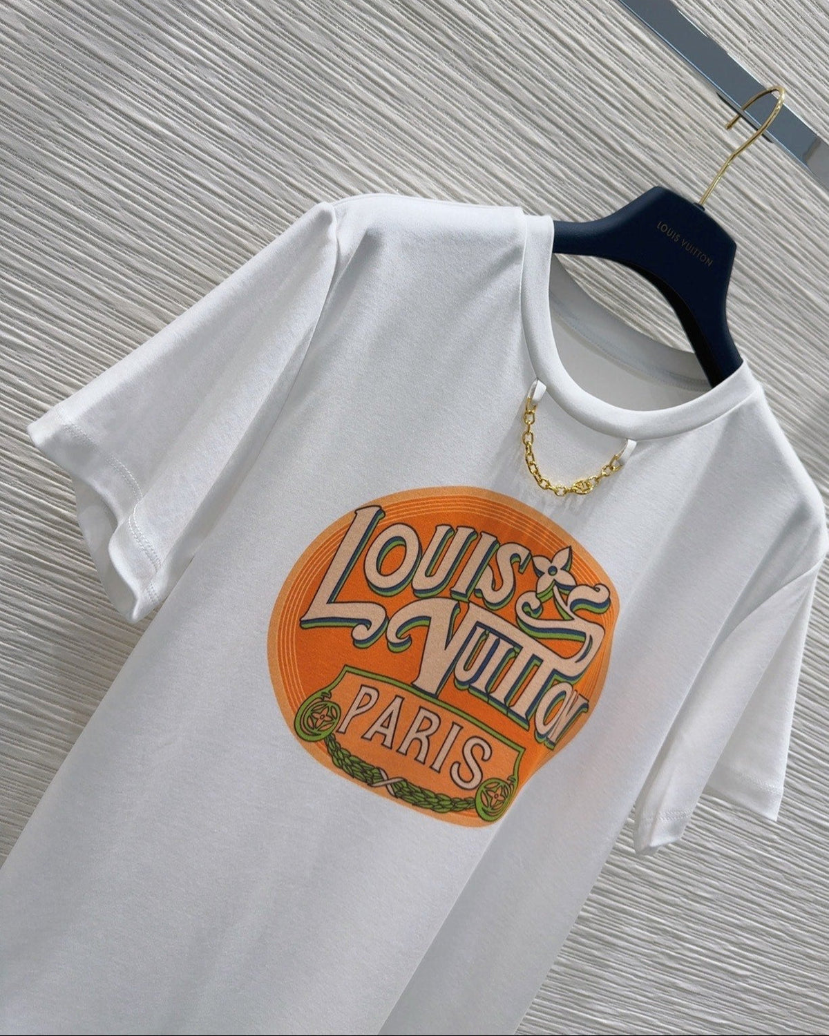 Chain cotton T-shirt