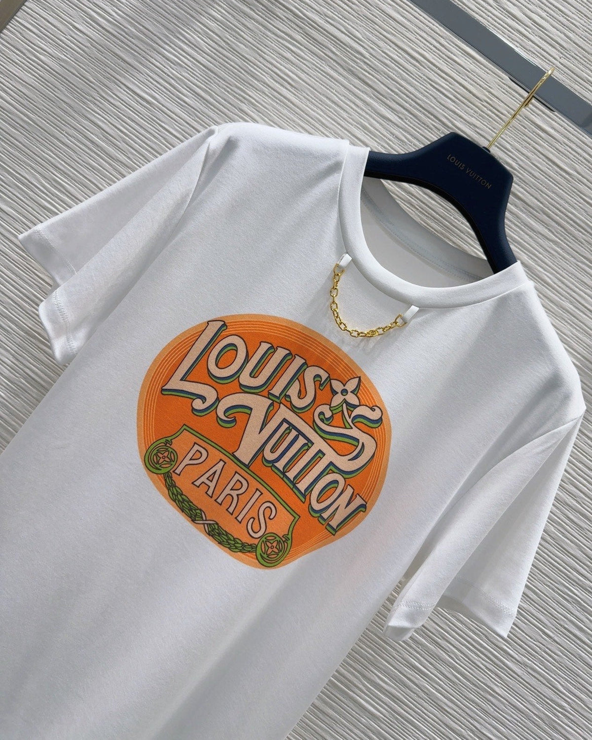 Chain cotton T-shirt