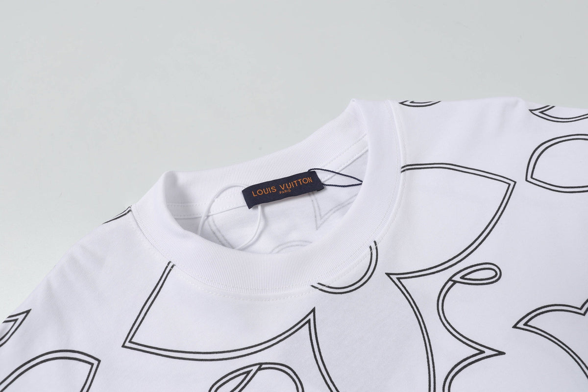 White fashion T-shirt 662