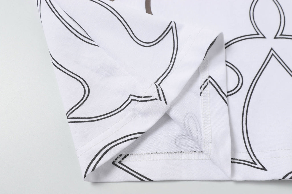 White fashion T-shirt 662