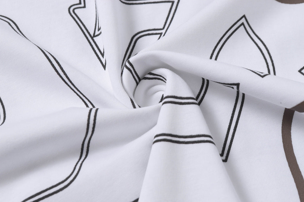 White fashion T-shirt 662